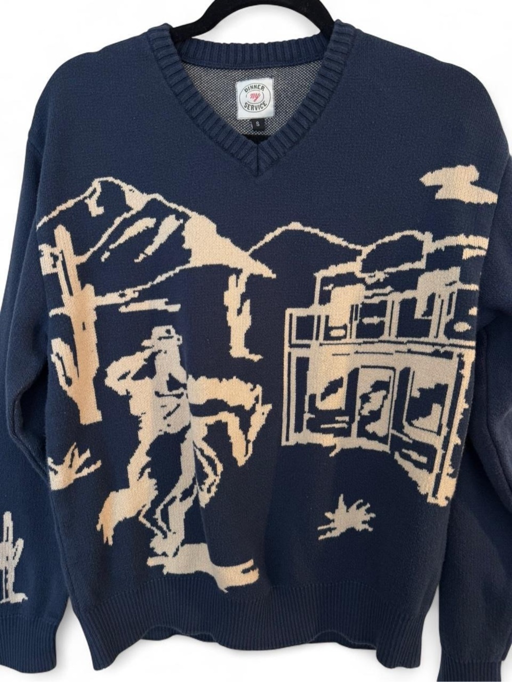 Orville Peck x Dinner Service NY Rodeo Sweater Small - Picture 4 of 10